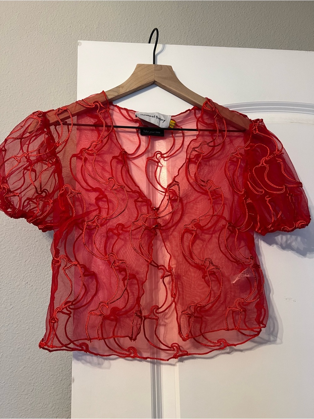 House of Sunny Chili Appliqué Shirt 🌶️